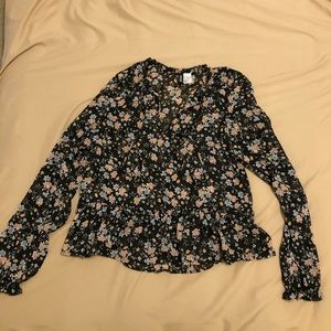 Forever 21 sheer blouse